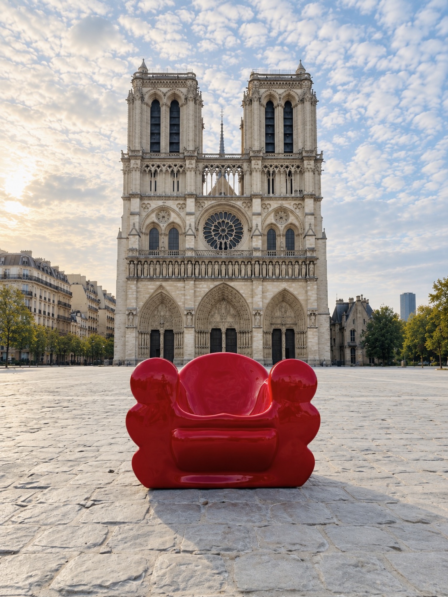Siège DR ÉDITIONS devant Notre-Dame de Paris