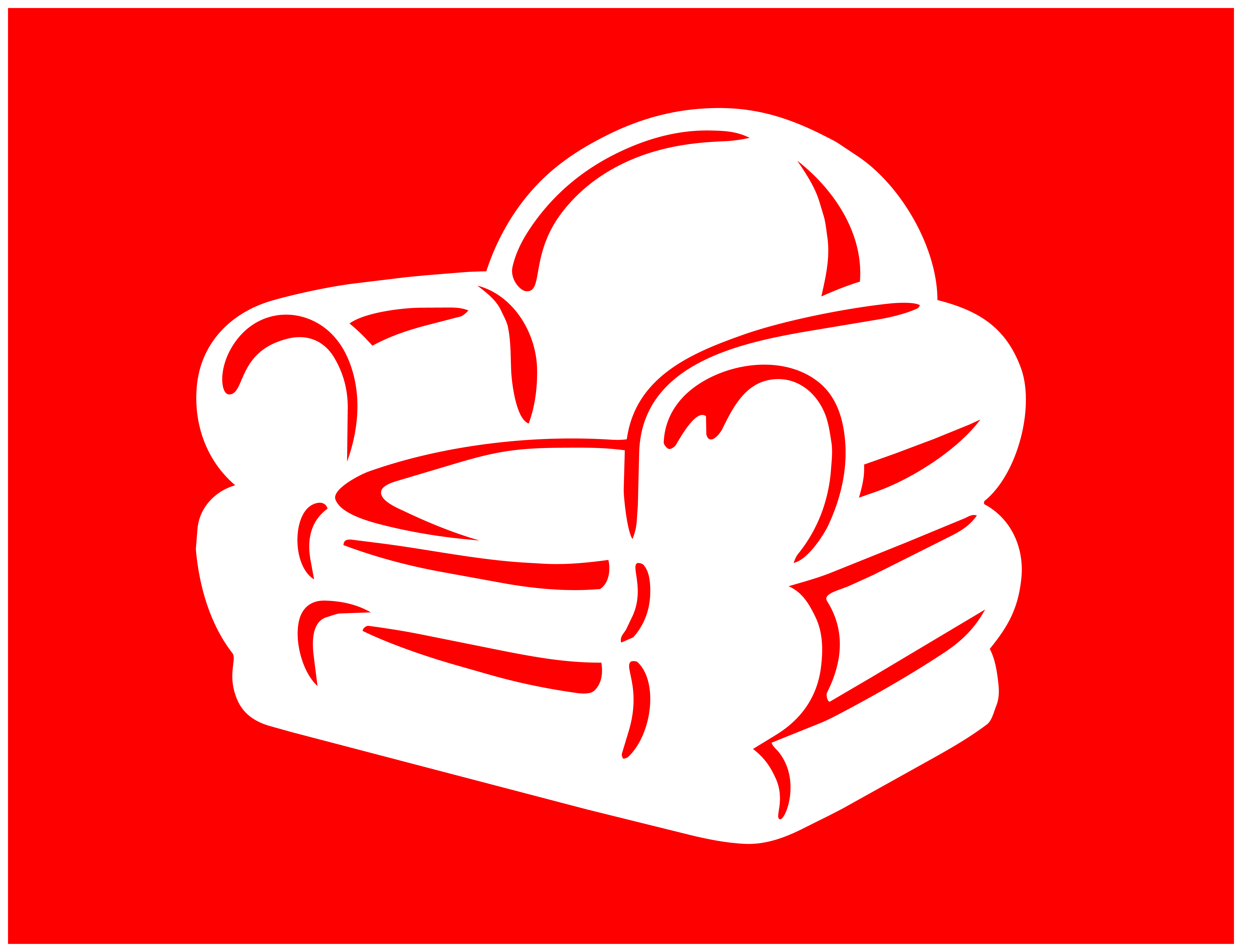 Fauteuil DR — Rouge, vue côté
