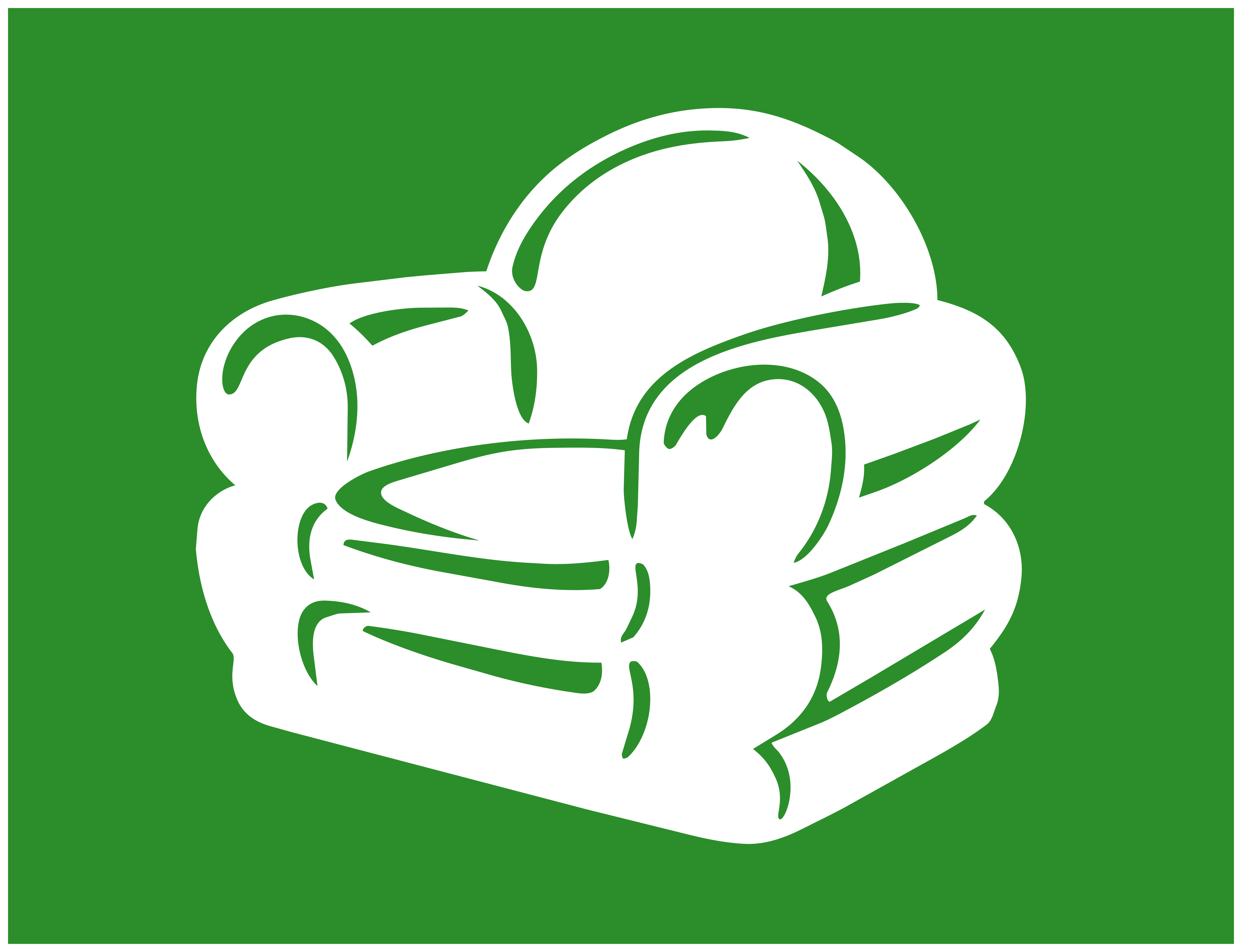Fauteuil DR — Vert, vue côté