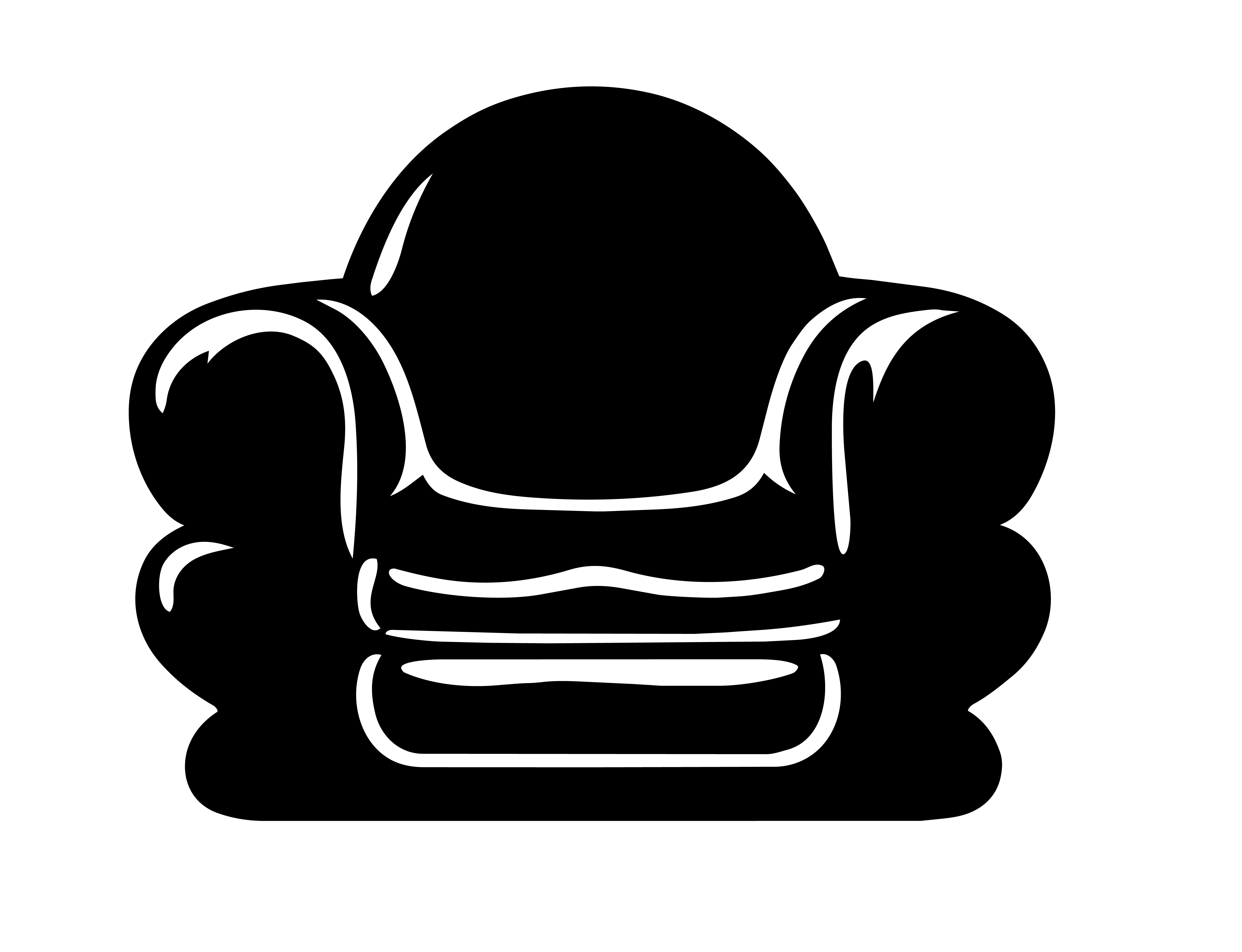 Fauteuil DR — Blanc